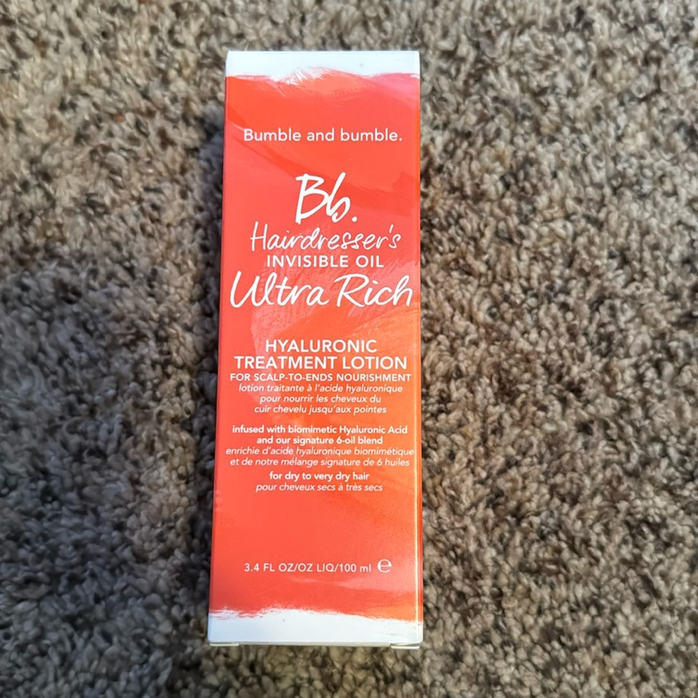 NIB Bumble and Bumble Hairdressers Invisible Oil